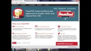 CakePHP 2.5.4 Basics Tutorial for Beginners - Blog Application - 04 - Installing CakePHP