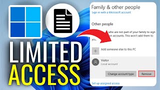 How to Create a Limited Access Guest Account in Windows 10 - Full Guide