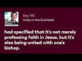 day 192 unity in the eucharist — the catechism in a year with fr. mike schmitz