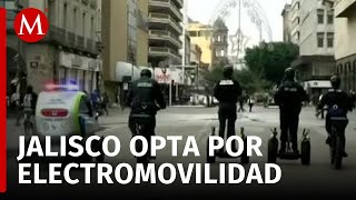 Crece la electromovilidad en Guadalajara: policías adoptan vehículos eléctricos