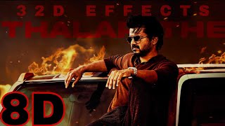 Thee Thalapathy | 8d song | Thalapathy Vijay | 8d surrounded sound | Thaman | tamil | 32D Effects