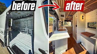 How I Built A Luxury Camper Van For Cheaper Than Buying One