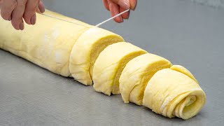 Forget difficult recipes! The puff pastry that anyone can make!