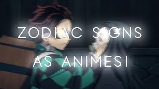 ☆Zodiac Signs as Animes!☆ ((Warning!!: Swearing and Spoilers!))