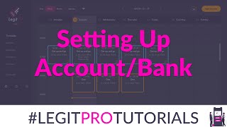 Setting Up Your Account/Bank Settings