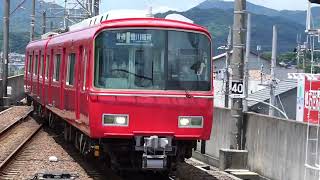 【入線シーン】名鉄豊川線 八幡駅