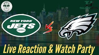 NY JETS vs EAGLES LIVE REACTION & WATCH PARTY/New York Jets News