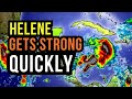 Helene could be a Major Hurricane...