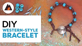 Make Your Own Trendy Western Bracelet With Macramé