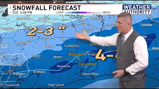 Morning Show winter storm weather update | How much snowfall Is Southeast Texas going to get?