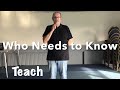 BEGINNER LINE DANCE LESSON 84 - Who needs to know - Part 1 - Full Teach