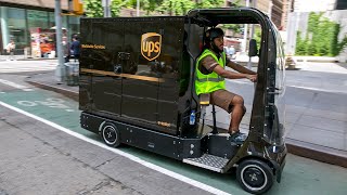 UPS tests tiny battery-powered cycles in NYC