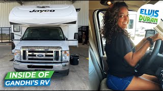 Inside Gandhi's RV | Elvis Duran Exclusive