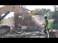 demolishing a terrible smokers house. one of the worst home i ve ever seen...