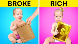 RICH MOM vs POOR MOM || Awesome DIY Ideas for Crafty Parents