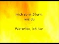 Waterloo - German version with lyrics