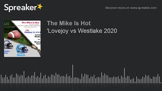 'Lovejoy vs Westlake 2020