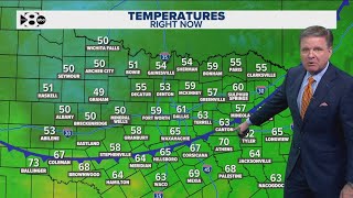 DFW Weather: Cold front brings plummeting temperatures Tuesday