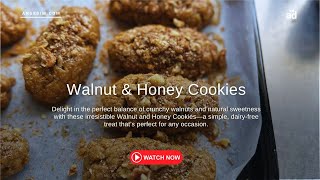 How to Make Dairy-Free Honey Walnut Cookies: A Festive Treat with a Crunchy Twist!