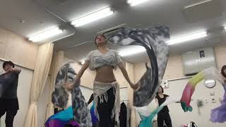 Belly Dance Fan Veil WS ベリーダンスファンベールワークショップ『Burning』Sam Smith