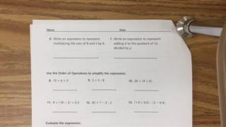 Unit 7 Test Fifth Grade