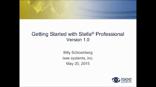 Getting Started with Stella Professional Version 1.0