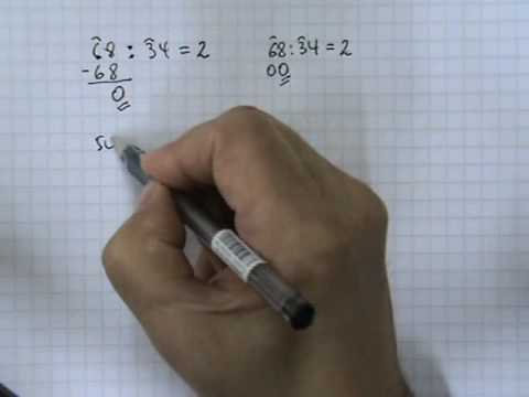 División Por 2 Dígitos 01 Youtube