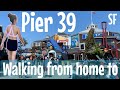 San Francisco Fisherman's Wharf - Walking around Pier 39 tour !