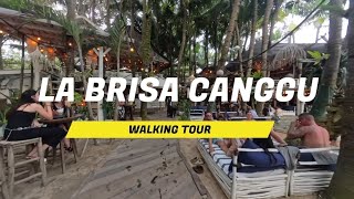 4K Walking Tour | La Brisa Bali Beach Club | Echo Beach | Canggu, Bali