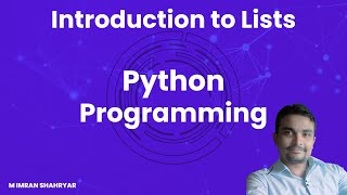 Python programming: Chapter 4 ( LIST ) HINDI/URDU