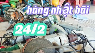 Hàng nhật bãi 24/2 máy khoan,máy mài, máy cắt gỗ các loại lh zalo 0359587985