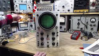 EICO Model 460 Oscilloscope - Checkout and Assessment