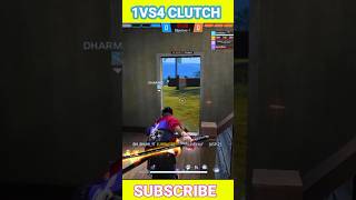 INCREDIBLE 1VS4 CLUTCH FROM🔥 GARENA FREE FIRE #shorts