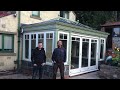 timber orangery build process