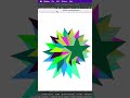 Draw Colourful Star Pattern in Turtle – Python