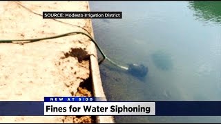 Modesto Homeowners Accused Of Stealing Water From Canal, Face $1,500 Fines