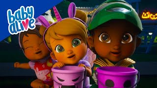 👶🏾Baby Alive Türkçe 👶🏻👻Bebekler Şaka mı Şeker mi Oynamayı Öğreniyor!🎃👶🏼Çocuklar İçin Çizgi Filmler 💕