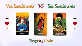 Vos Sentiments VS Ses Sentiments pour vous - Tirage à 3 choix⚖️🦋🍏