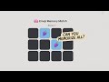 Build a Memory Card Game with HTML, CSS & JavaScript | Fun Matching Game Tutorial