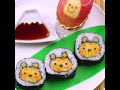 【初心者でも簡単！】winnie the pooh s sushi roll くまのプーさんの海苔巻き