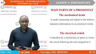 IP TI TECHNOLOGY OF REFRIGERATING SYSTEMS Form 4 ACR lesson 2  Pressostats