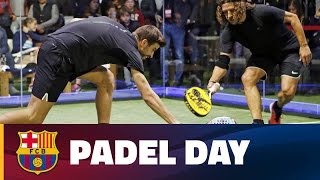 Gerard Piqué \u0026 Carles Puyol: padel day