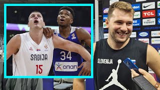 Doncic Addresses EuroBasket Officiating Issues \u0026 Reveals His Favorite Teams to Watch