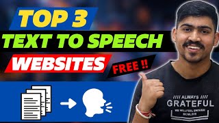 Best Text to Speech Website : Free ✅ Easy To Use ✅ | Professional Voices Like Human 🔥🔥