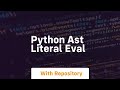 python ast literal eval