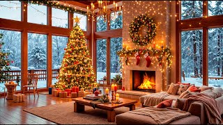 Cozy Christmas Music with Fireplace🔥Pleasant Christmas Background Music🎅 Cozy Ambience