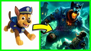 Paw Patrol as Giant Zombies | Ai Animation Kingdom 2