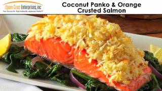 Coconut Panko \u0026 Orange Crusted Salmon