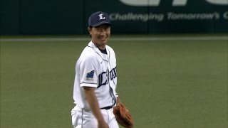 【プロ野球パ】直人が魅せた！ベテランらしい卓越したグラブさばきを披露  2015/06/27 L-F