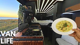 LUXURY VAN STEALTH CAMP \u0026 PICKLE SOUP